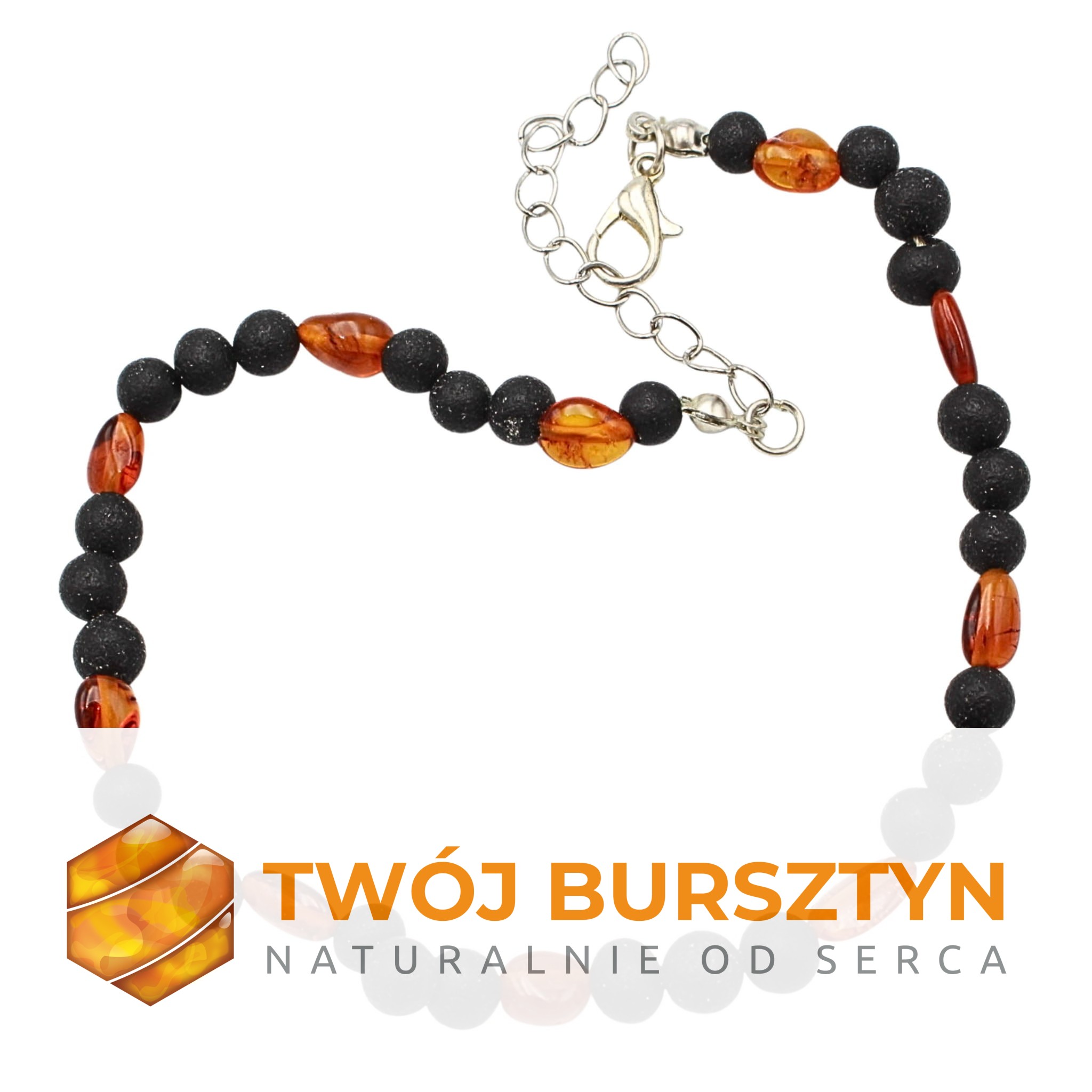 NASZYJNIK DLA DZIECI BURSZTYN NA ZĄBKOWANIE
