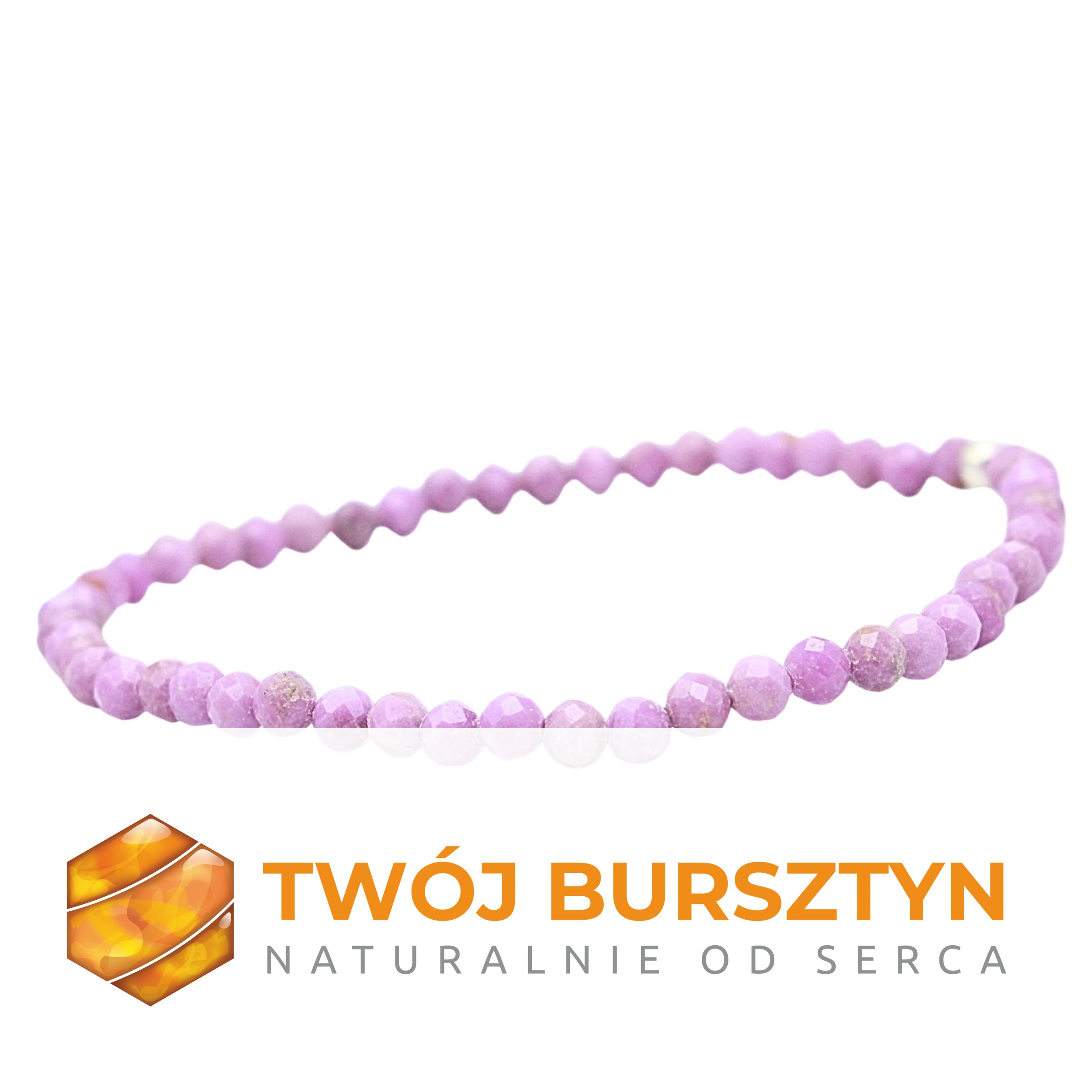 Bransoletka z fosfosyderytem | Srebro 925